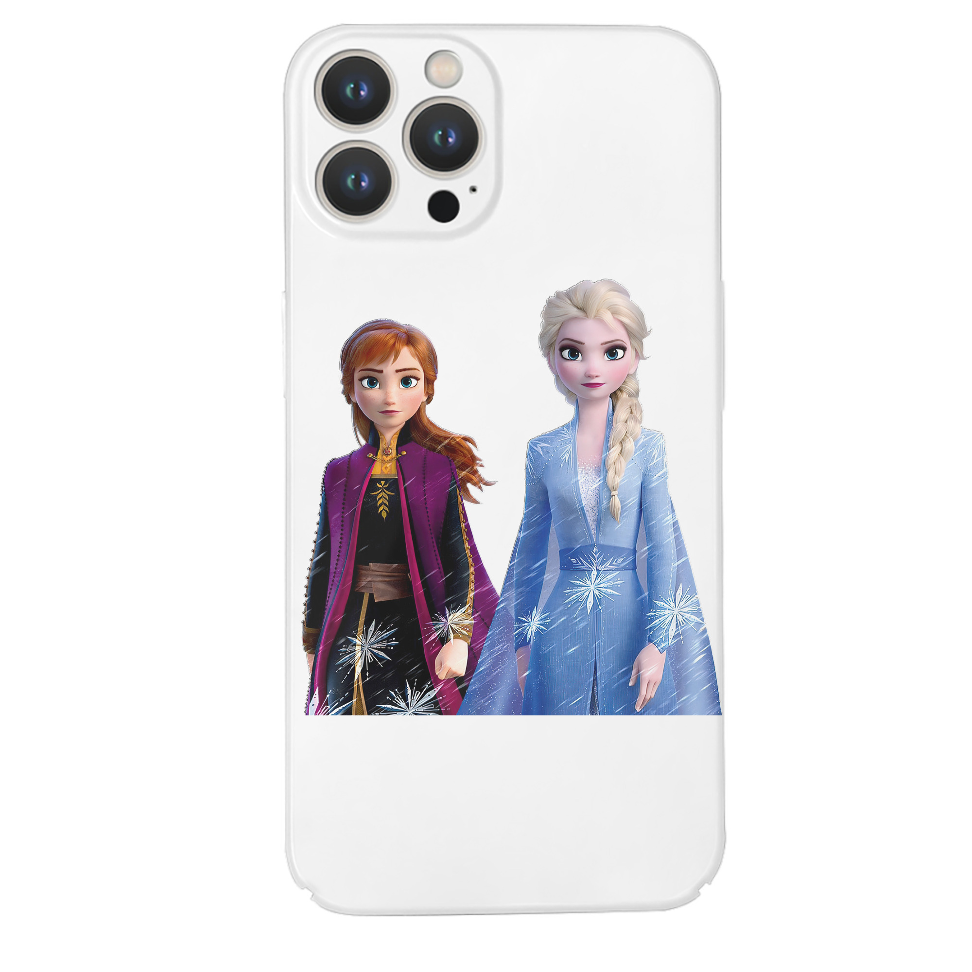 （画像用） アナと雪の女王 アンナ エルサ Frozen Anna Elsa 【iPhone 14シリーズ対応】ハードケース